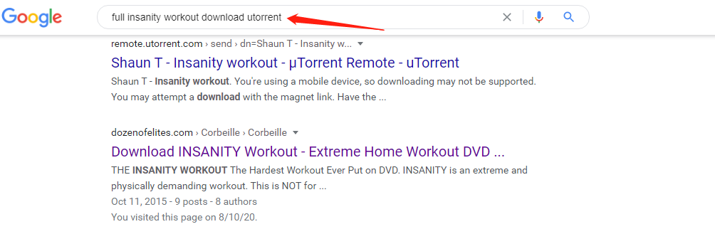full insanity workout utorrent