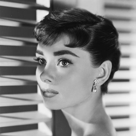 Audrey Hepburn jawline