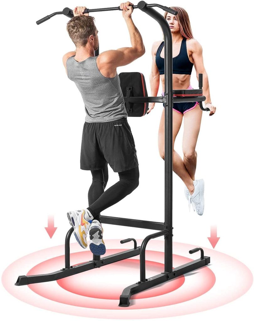 MaxKare Power Tower Workout Dip Stand